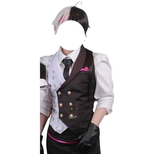 和風アニメ工房 バーチャルアイドル Vtuber にじさんじ 夜見れな コスプレ衣装、コスプレ用コスチューム、COSPLAY (衣装+wig+靴)