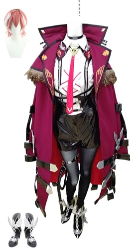 [エゴシー] 出品 実物撮影 バーチャルYouTuber ホロライブ hololive VTuber 6期生 鷹嶺ルイ コスプレ 衣装 (衣装+ 靴 +ウィッグ)