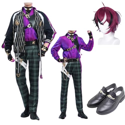 [COMICOBB] vtuber Doppio Dropscythe ドッピオ ドロップサイト にじさんじ 無限学科 XSOLEIL 1年生 コスプレ衣装/靴/ウィッグ/道具自由選択 (wig+衣装+靴)
