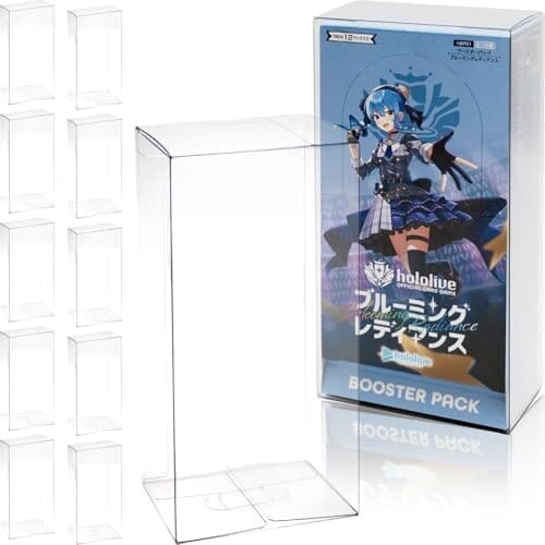 EYESRAIL 【コレクター開発x国内製造】 Boxx Guardian ホロライブ カード hOCG用 TCG BOXローダー ハード UVカット コレクション 透明 保護 保管ケース (ブースター12パックBOX, 【10個】)