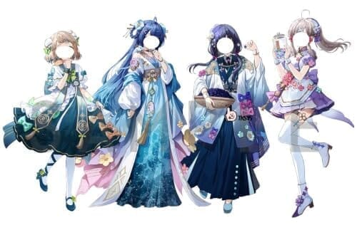 【 バーチャル】『にじさんじ中華絵巻』天宮こころさん、健屋花那さん、先斗寧さん、町田ちまさん コスプレ，衣装+ウィッグ+靴：町田ちま
