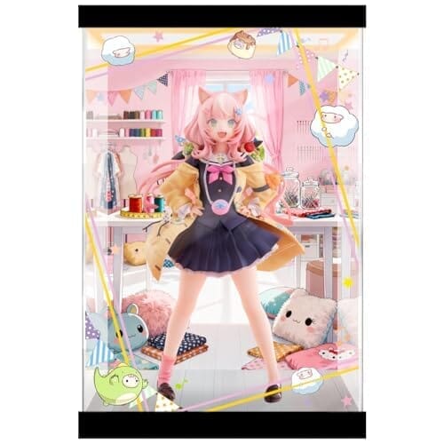 にじさんじ ヤンナリ 1/7 専用 アクリルケース LED コレクション ショーケース (上下+背景照明)