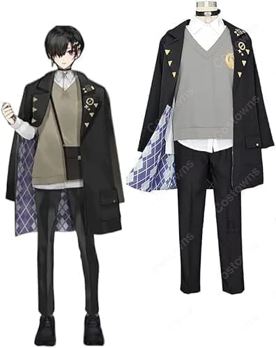 [ヤンババです] HOLOSTARS（ホロスターズ） 奏手イヅル AWC衣装 コスプレ衣装(ウィッグ 靴別売り)