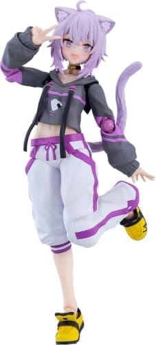 マックスファクトリー ホロライブプロダクション figma 猫又おかゆ プラスチック製 塗装済み可動フィギュア ノンスケール 専用台座付属 全高約140mm