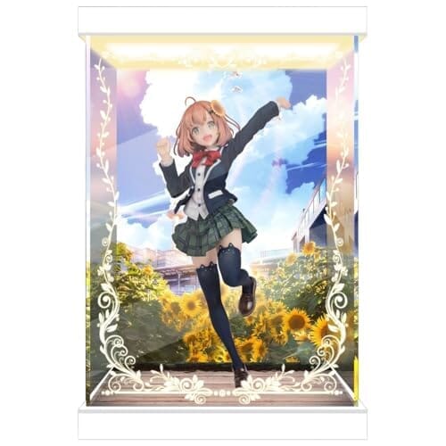 にじさんじ 本間ひまわり 1/7 anigift 専用アクリルケース LED コレクション ショーケース (上下+背景照明)