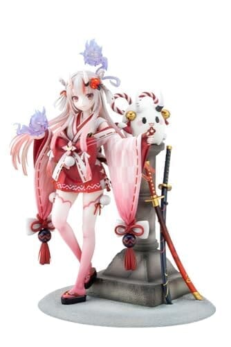 壽屋(KOTOBUKIYA) ホロライブプロダクション 百鬼あやめ～巫女衣装Ver.～ 1/7スケール PVC製 塗装済み完成品 フィギュア
