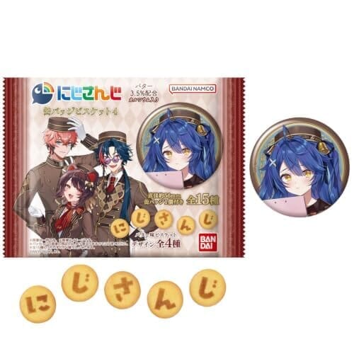 にじさんじ 缶バッジビスケット4 12個入りBOX (食玩)